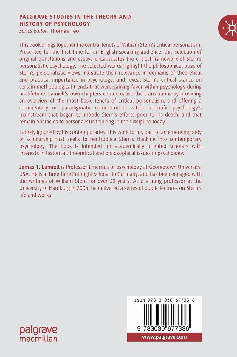 Weitere Ansicht: Uncovering Critical Personalism | James T. Lamiell