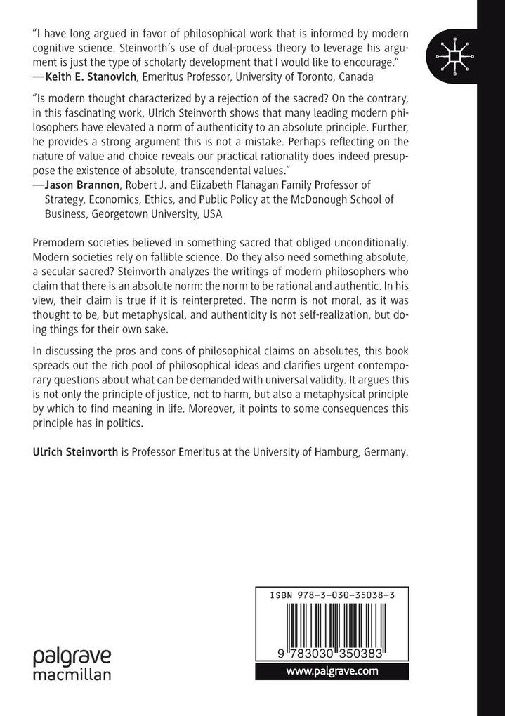 Weitere Ansicht: A Secular Absolute | Ulrich Steinvorth