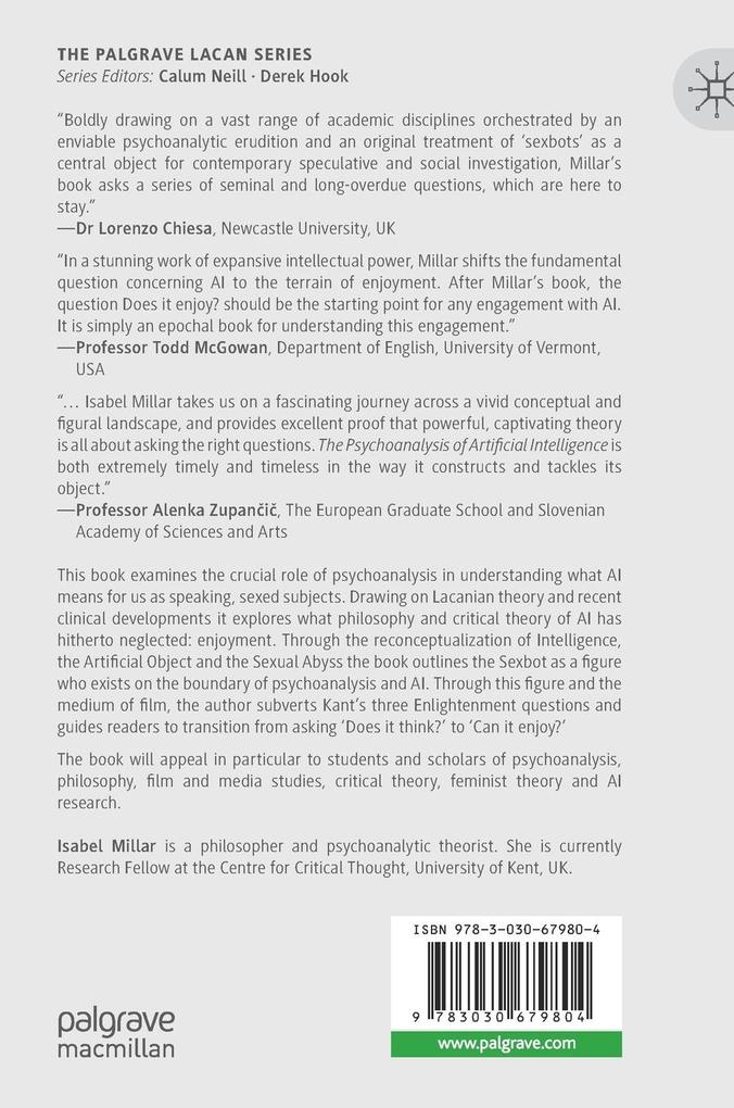 Weitere Ansicht: The Psychoanalysis of Artificial Intelligence | Isabel Millar