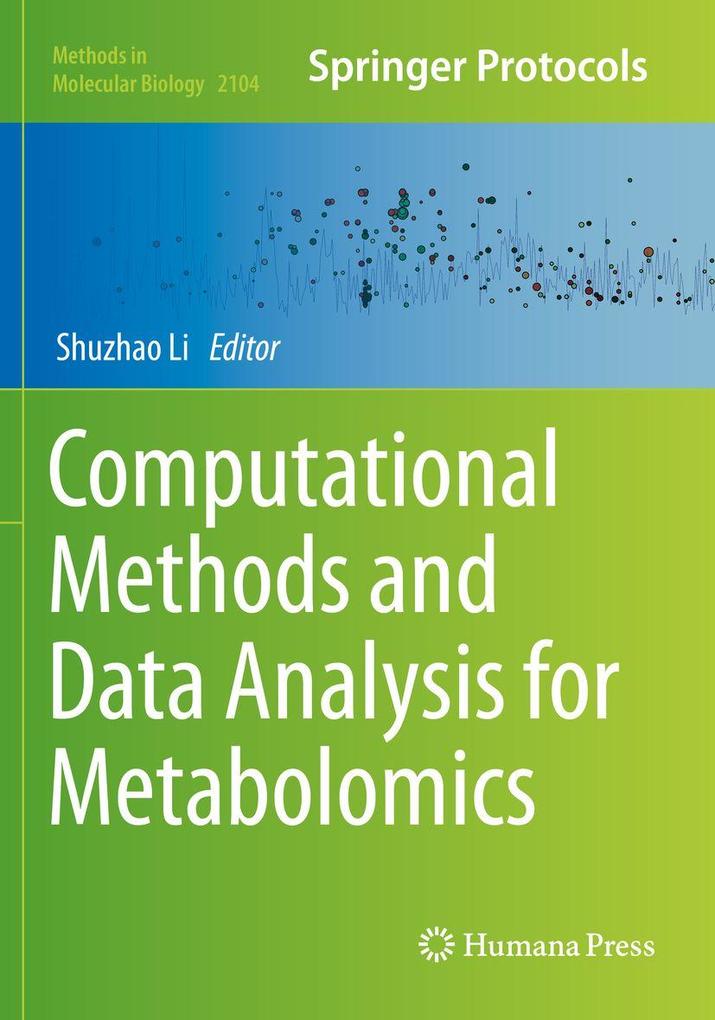 Produktbild: Computational Methods and Data Analysis for Metabolomics