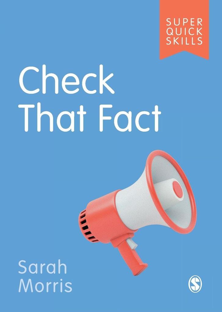 Produktbild: Check That Fact | Sarah Morris