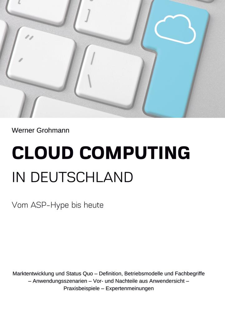 Produktbild: Cloud Computing in Deutschland | Werner Grohmann