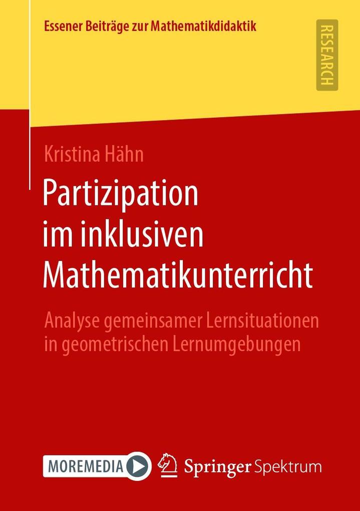 Produktbild: Partizipation im inklusiven Mathematikunterricht | Kristina Hähn