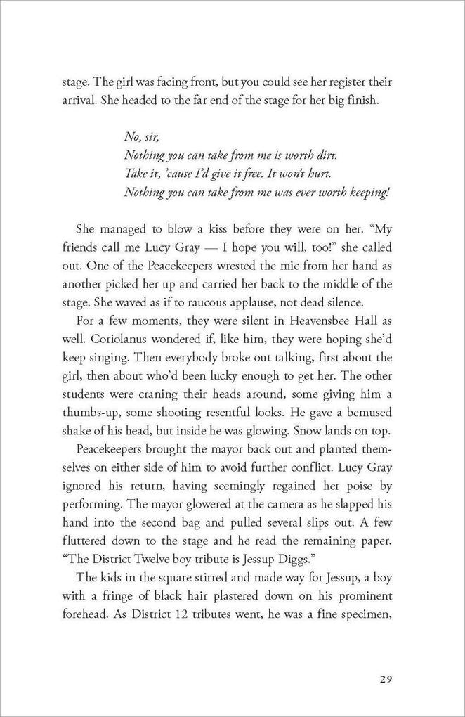 Weitere Ansicht: The Hunger Games: The Ballad of Songbirds and Snakes | Suzanne Collins