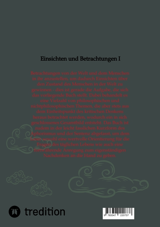 Weitere Ansicht: Einsichten und Betrachtungen I | Thorstein Berger