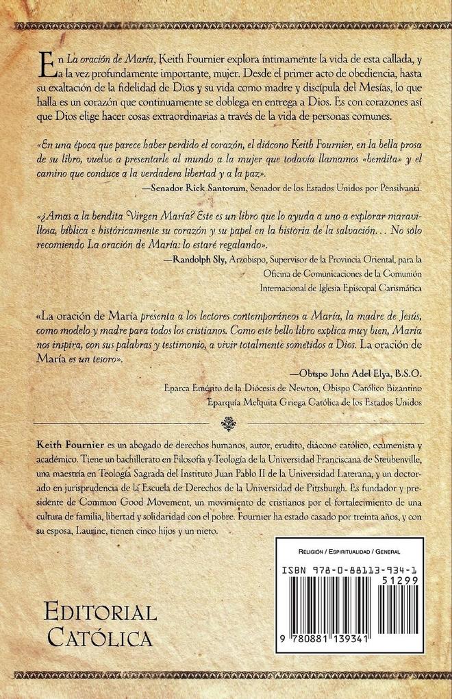 Weitere Ansicht: La La Oracin de Mara | Keith Fournier