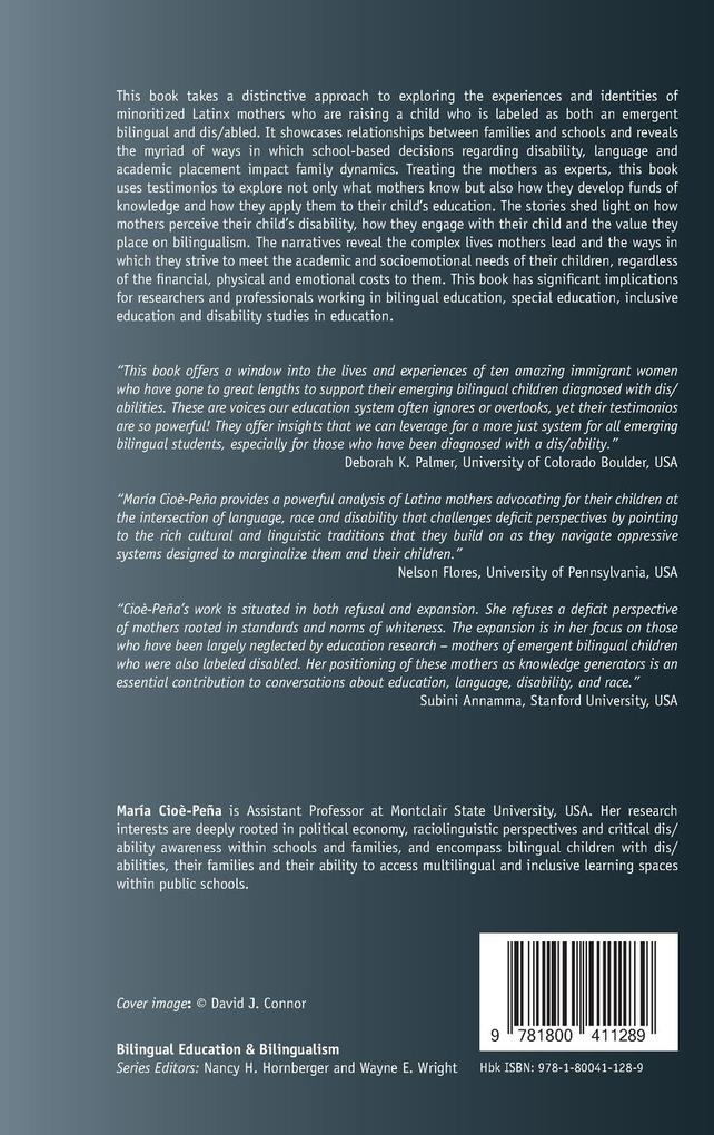 Weitere Ansicht: (M)othering Labeled Children | María Cioè-Peña