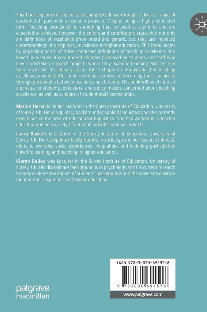 Weitere Ansicht: Exploring Disciplinary Teaching Excellence in Higher Education