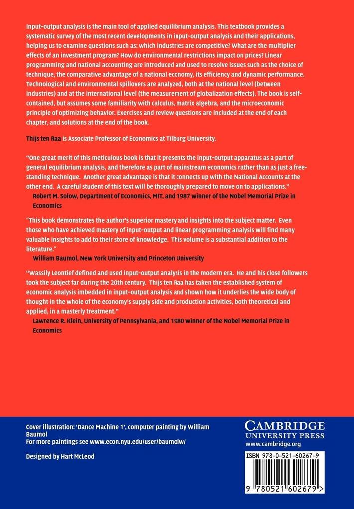 Weitere Ansicht: The Economics of Input-Output Analysis | Thijs ten Raa