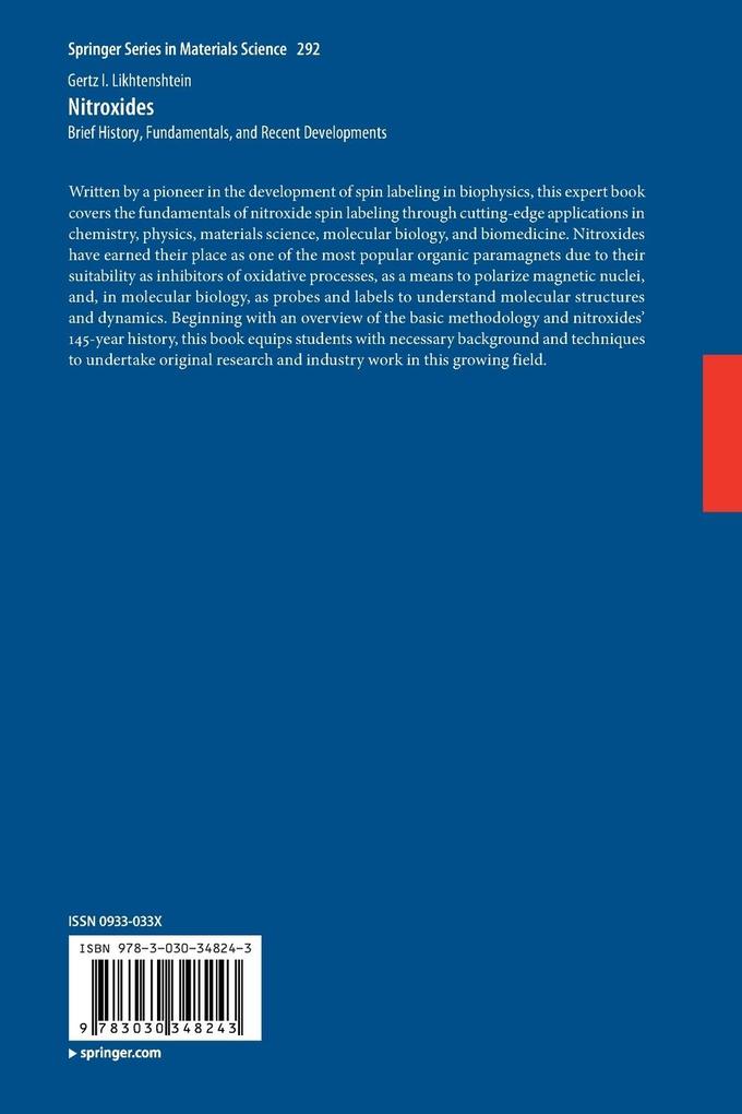 Weitere Ansicht: Nitroxides | Gertz I. Likhtenshtein