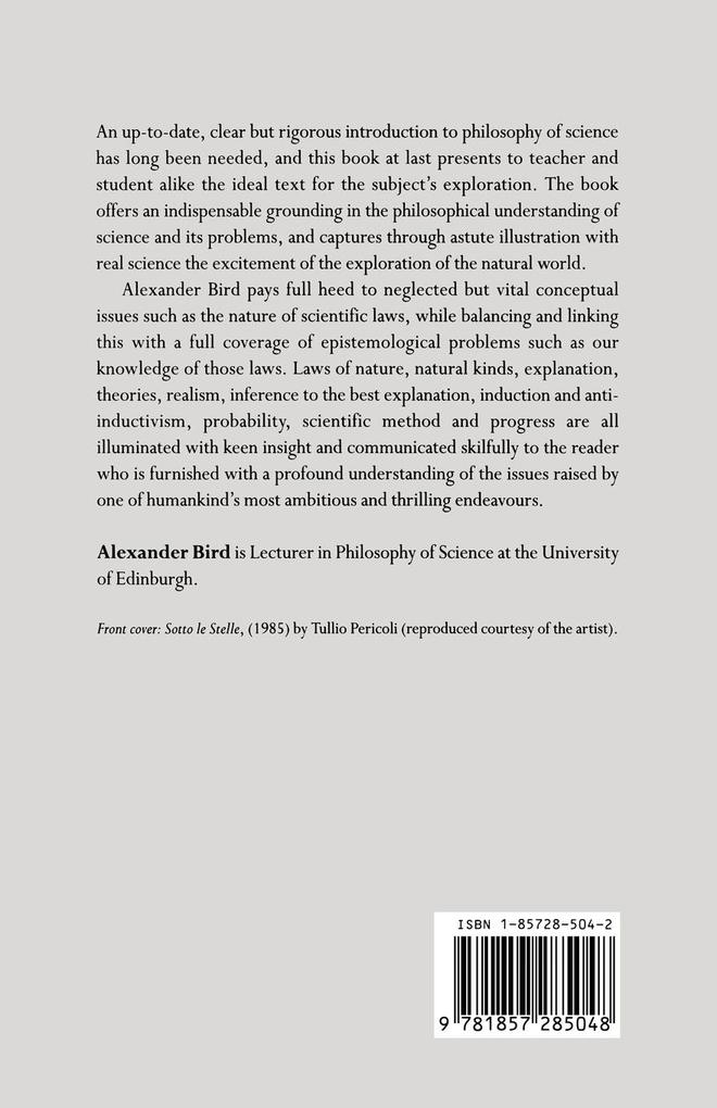 Weitere Ansicht: Philosophy Of Science | Alexander Bird