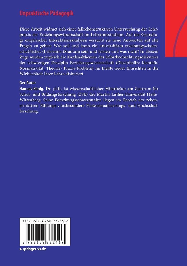 Weitere Ansicht: Unpraktische Pädagogik | Hannes König