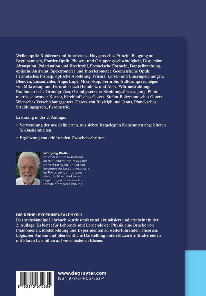 Weitere Ansicht: Optik, Strahlung | Wolfgang Pfeiler