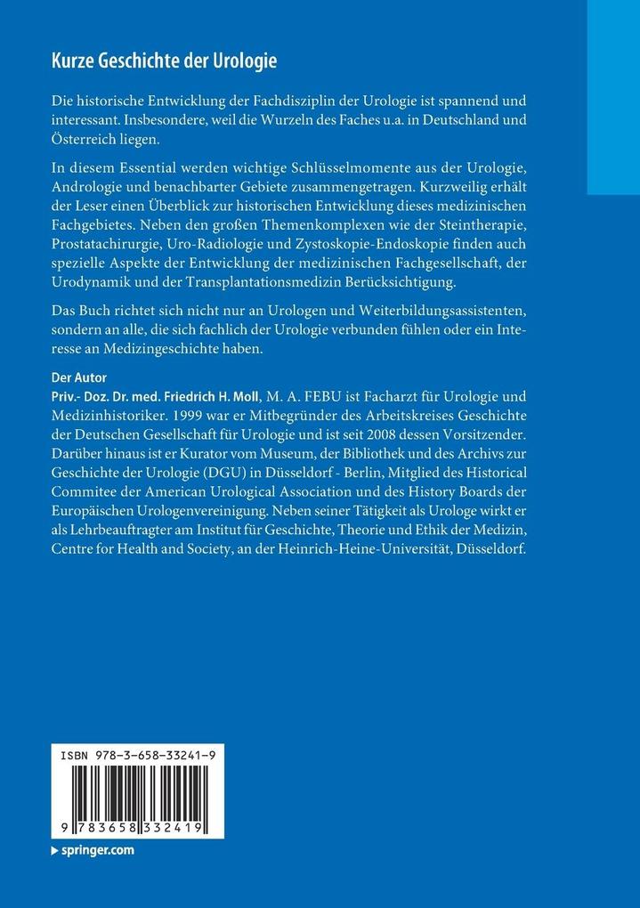 Weitere Ansicht: Kurze Geschichte der Urologie | Friedrich H. Moll