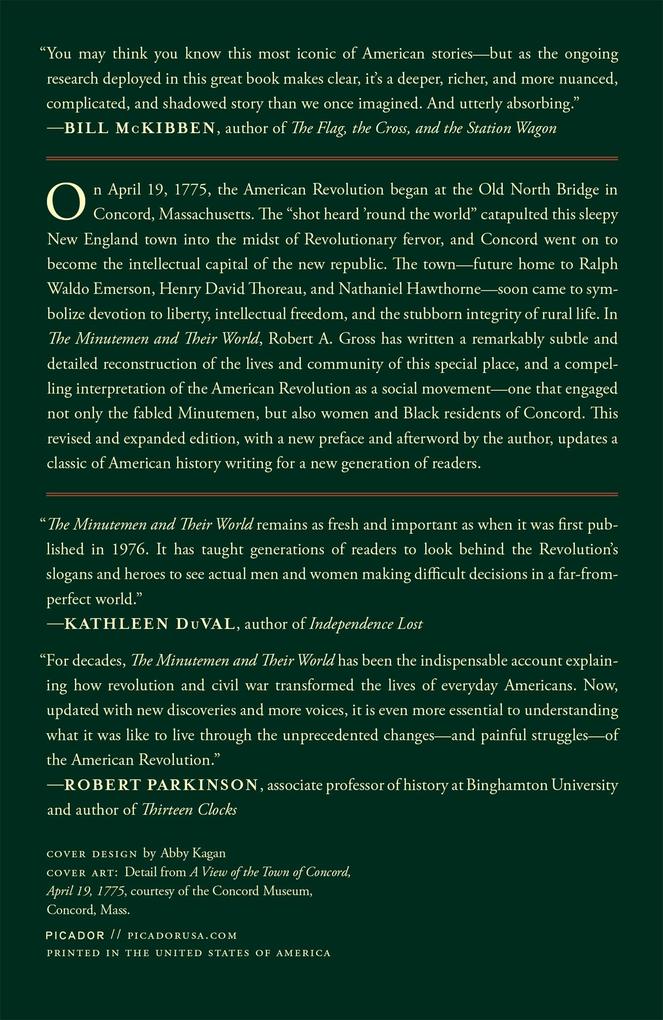 Weitere Ansicht: Minutemen and Their World (Revised and Expanded Edition) | Robert A. Gross