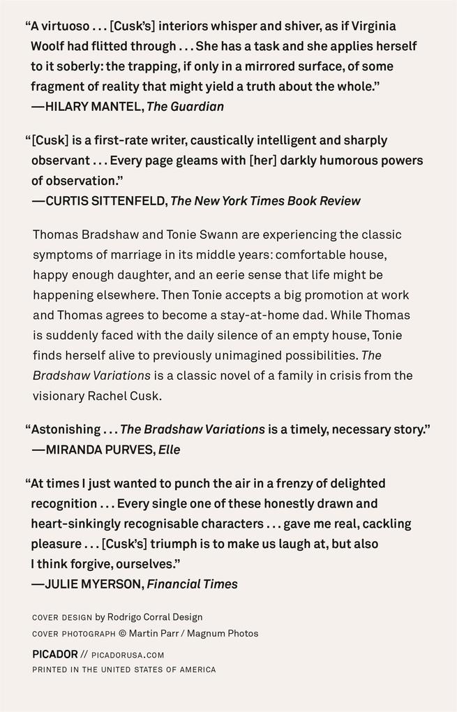 Weitere Ansicht: The Bradshaw Variations | Rachel Cusk