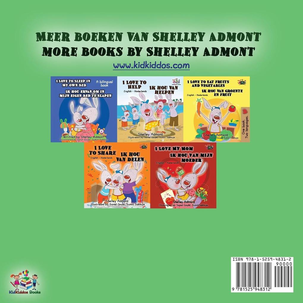 Weitere Ansicht: I Love to Brush My Teeth (Dutch English Bilingual Book for Kids) | Shelley Admont, Kidkiddos Books