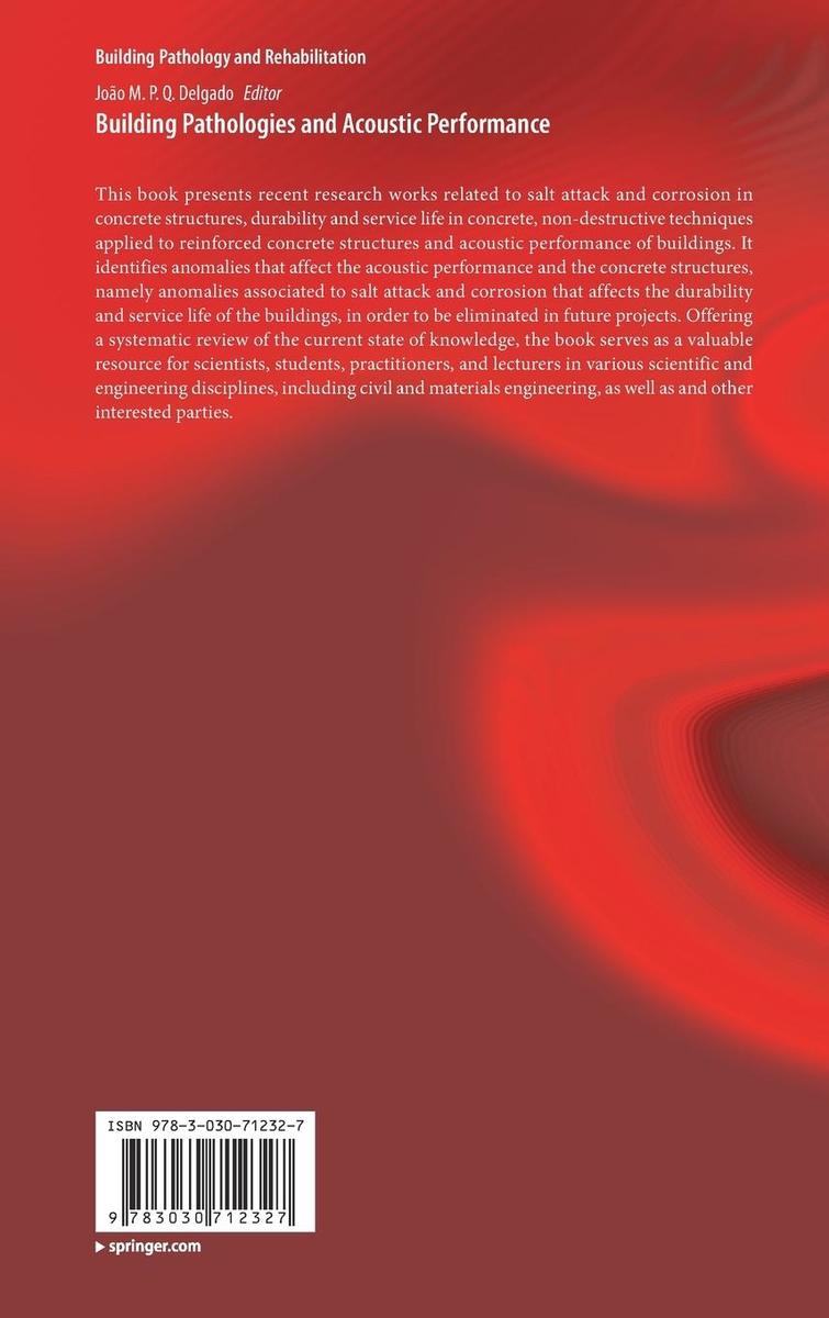 Weitere Ansicht: Building Pathologies and Acoustic Performance