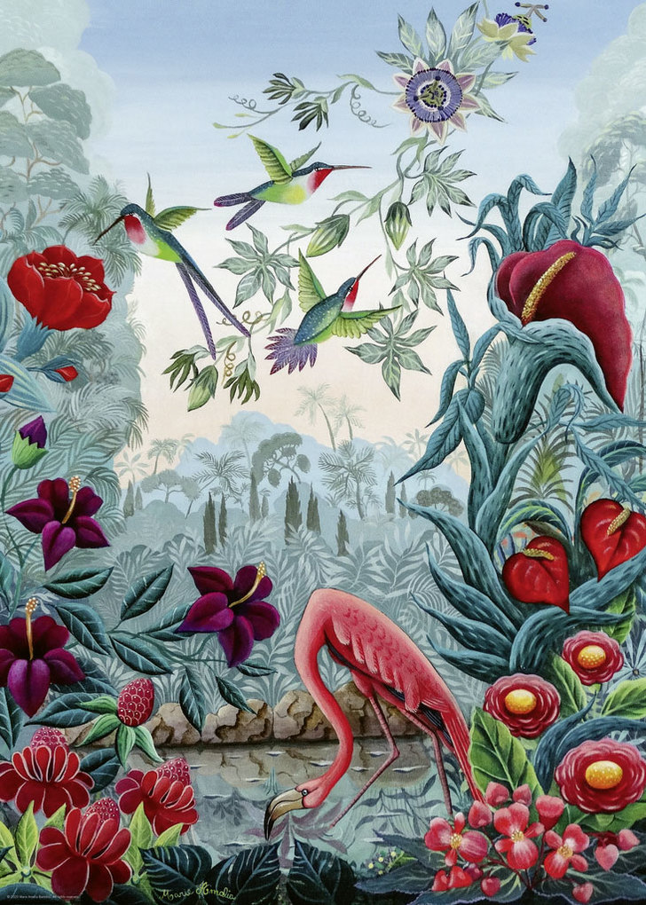 Weitere Ansicht: Bird Paradise Puzzle 1000 Teile | Marie Amalia Bartolini