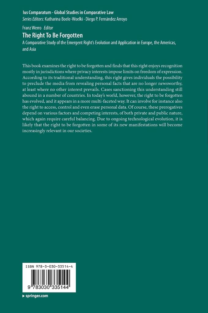 Weitere Ansicht: The Right To Be Forgotten