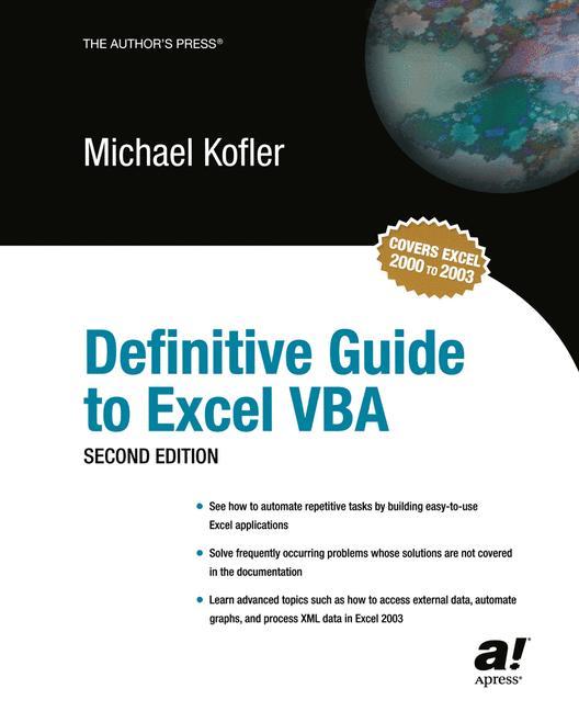 Produktbild: Definitive Guide to Excel VBA | Michael Kofler