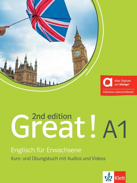 Produktbild: Great! A1, 2nd edition. Kurs- und Übungsbuch mit Audio