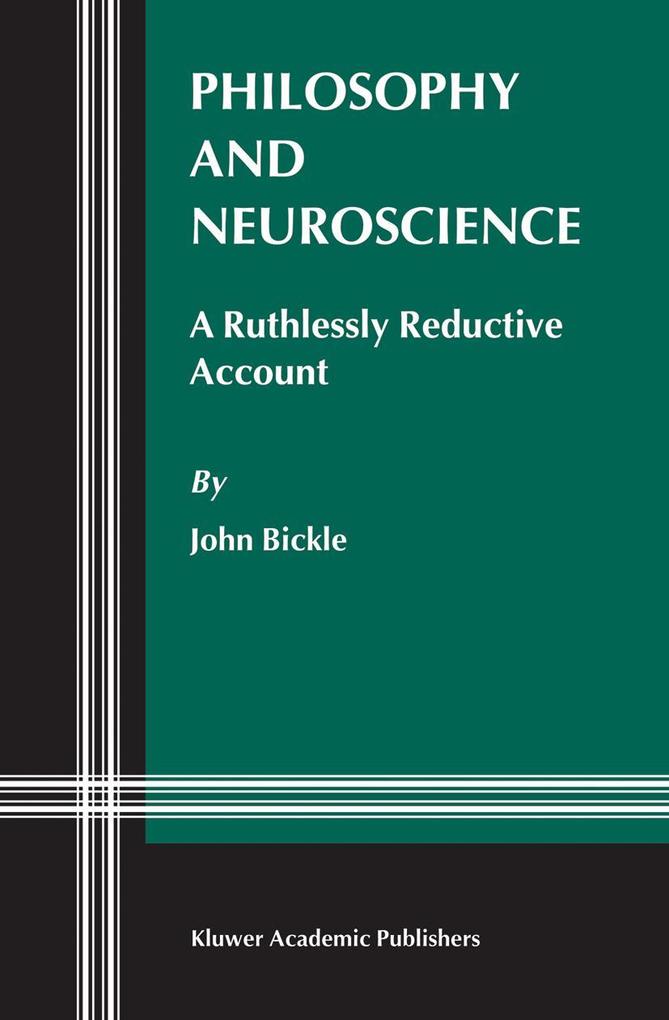 Produktbild: Philosophy and Neuroscience | J. Bickle