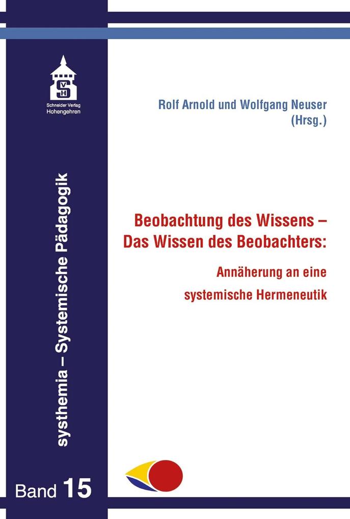 Produktbild: Beobachtung des Wissens - Das Wissen des Beobachters: