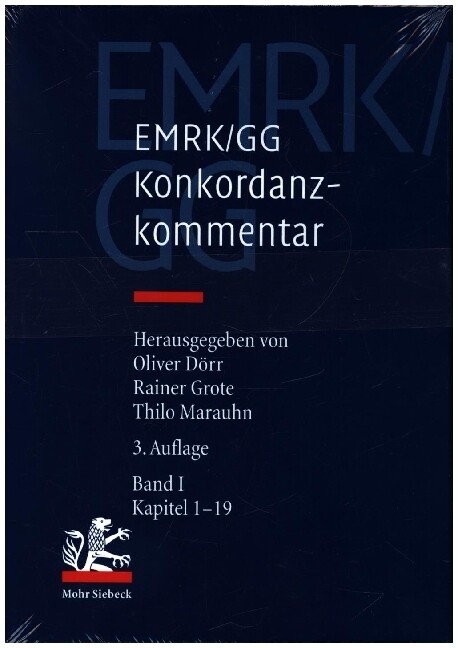 Produktbild: EMRK/GG. Konkordanzkommentar zum europäischen und deutschen Grundrechtsschutz