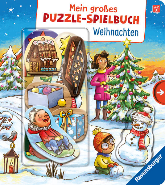 Produktbild: Mein großes Puzzle-Spielbuch: Weihnachten | Bookella, Bookella Bookella