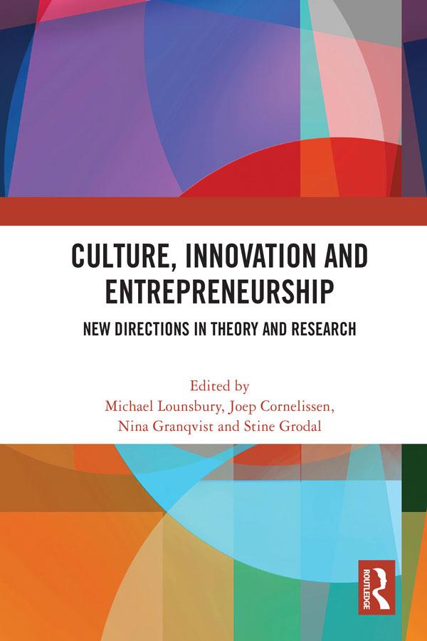 Produktbild: Culture, Innovation and Entrepreneurship
