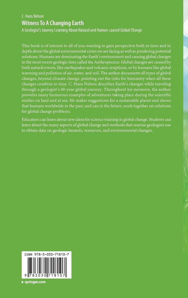 Weitere Ansicht: Witness To A Changing Earth | C. Hans Nelson