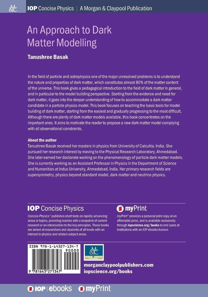Weitere Ansicht: An Approach to Dark Matter Modelling | Tanushree Basak
