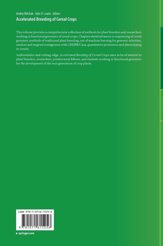 Weitere Ansicht: Accelerated Breeding of Cereal Crops