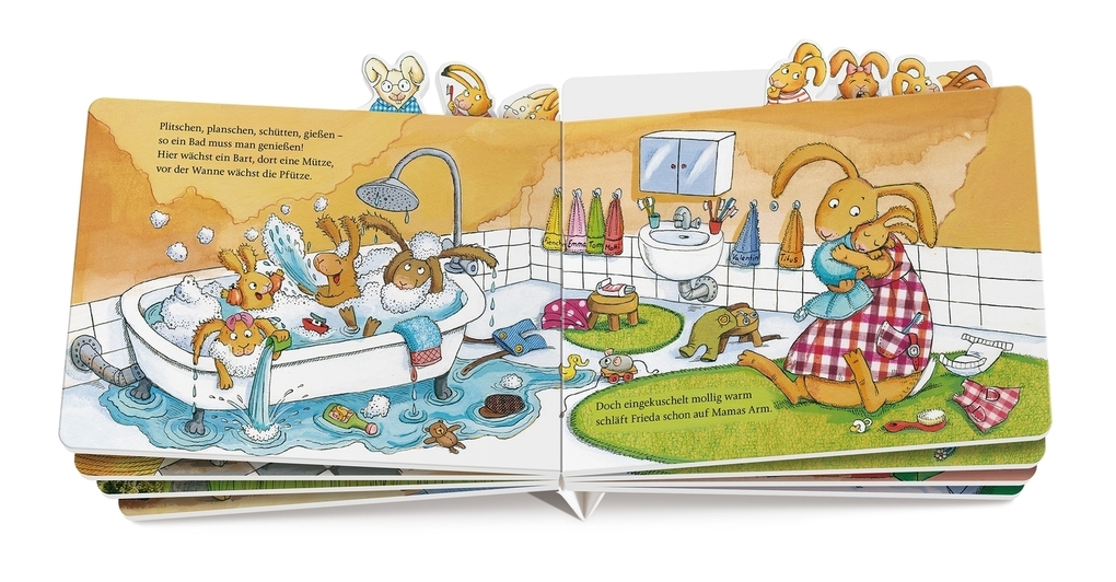 Weitere Ansicht: Wenn sieben müde kleine Hasen abends in ihr Bettchen rasen | Sabine Praml