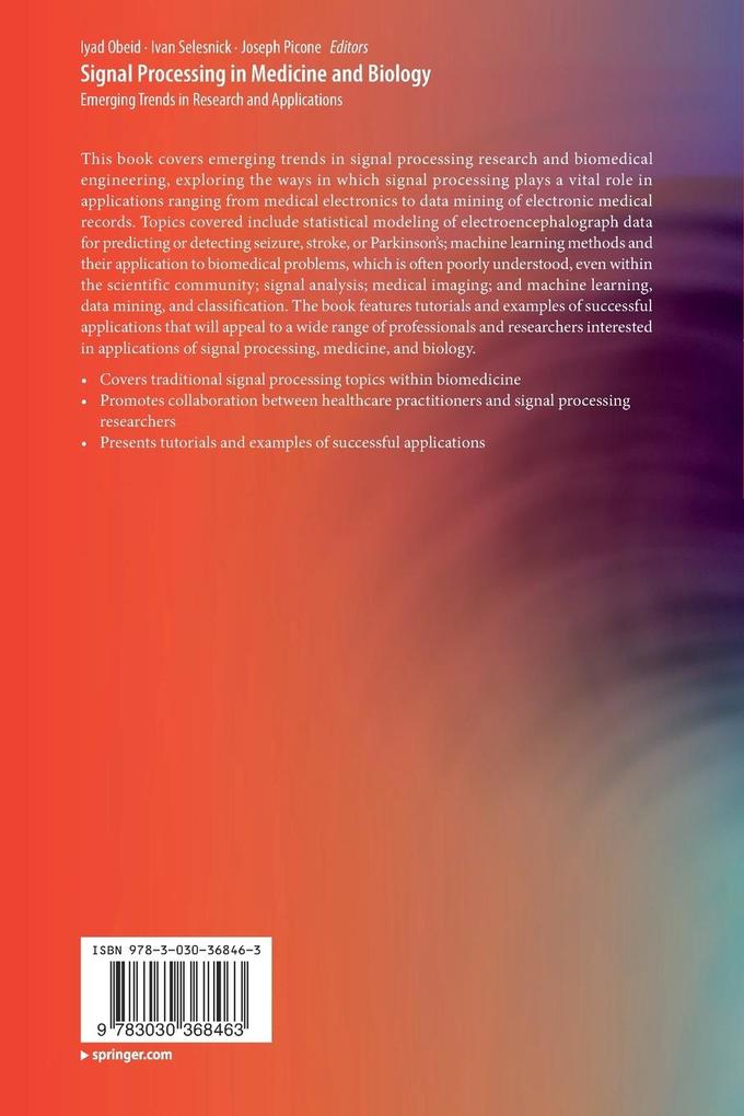Weitere Ansicht: Signal Processing in Medicine and Biology