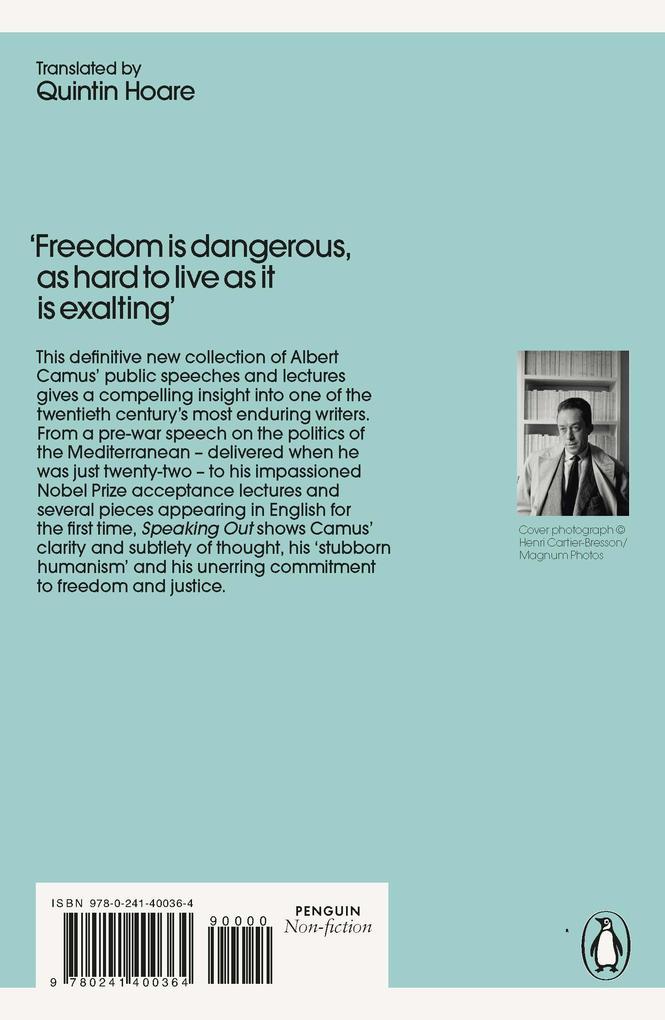 Weitere Ansicht: Speaking Out | Albert Camus