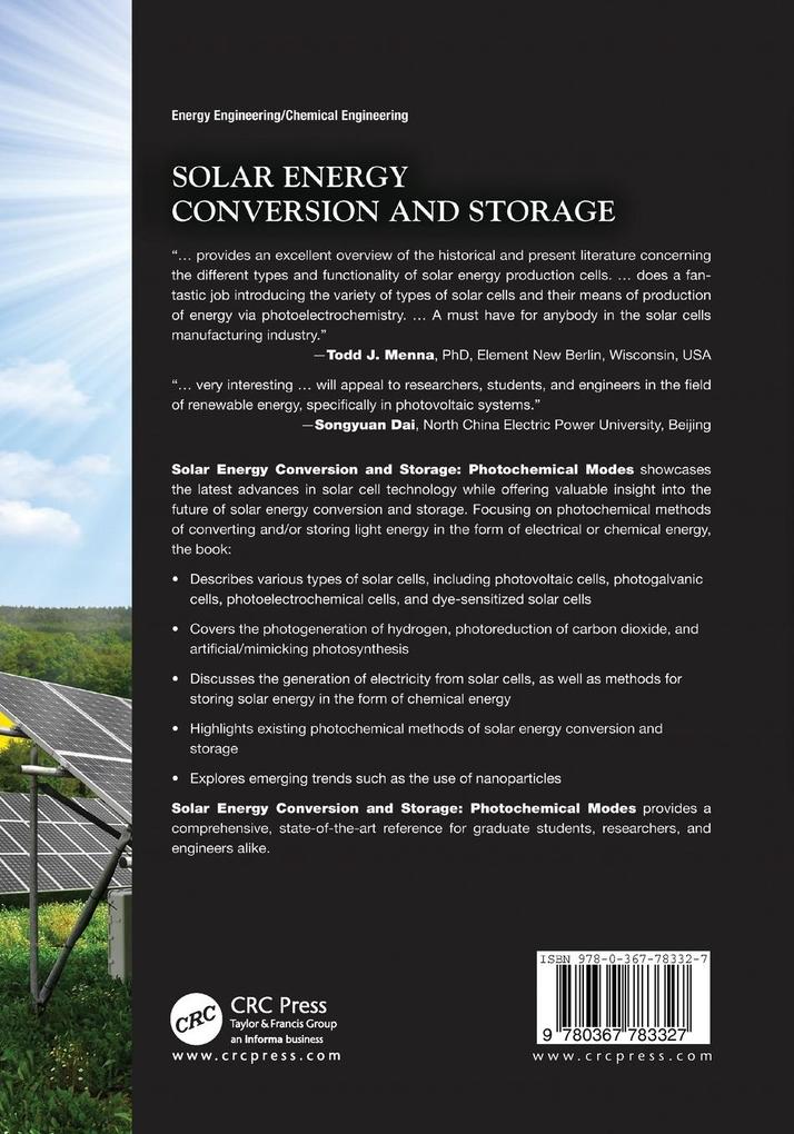 Weitere Ansicht: Solar Energy Conversion and Storage