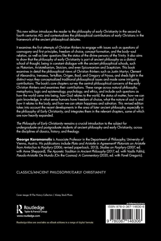 Weitere Ansicht: The Philosophy of Early Christianity | George Karamanolis