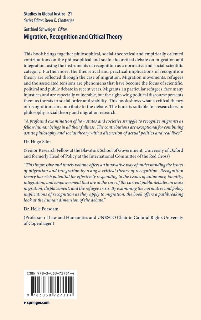 Weitere Ansicht: Migration, Recognition and Critical Theory