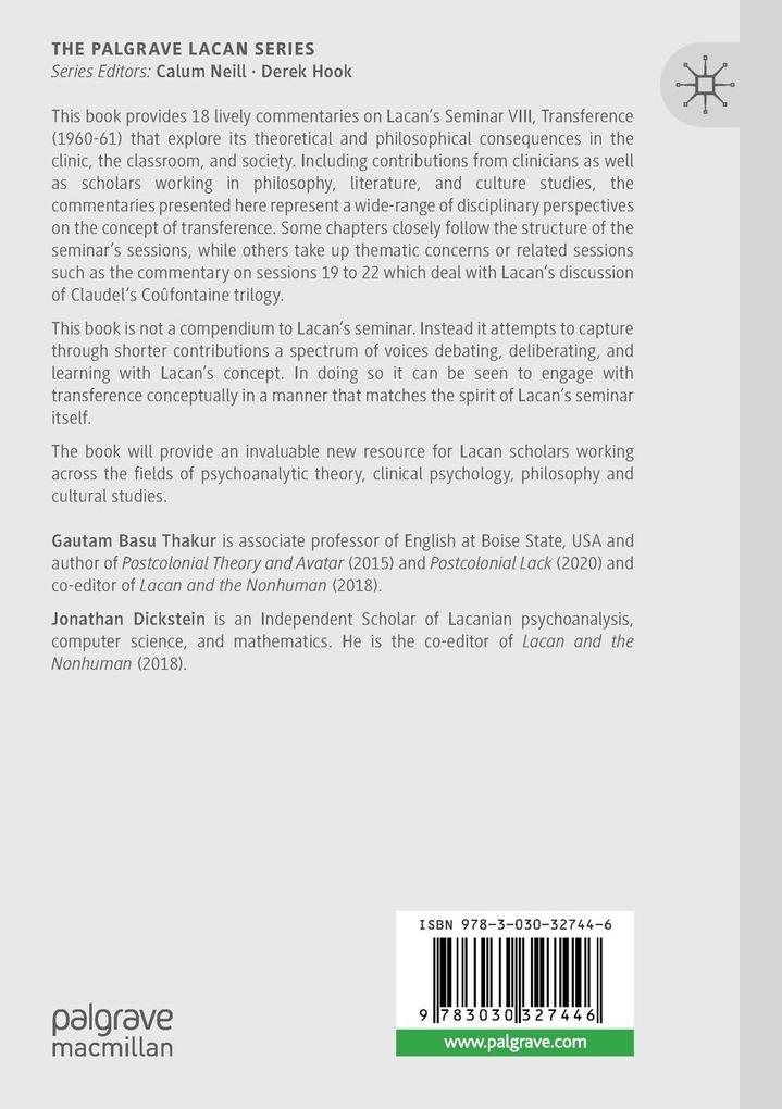 Weitere Ansicht: Reading Lacan's Seminar VIII