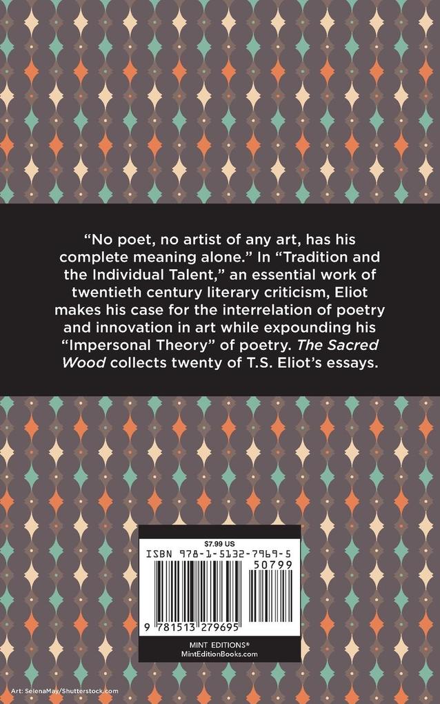 Weitere Ansicht: The Sacred Wood | T. S. Eliot