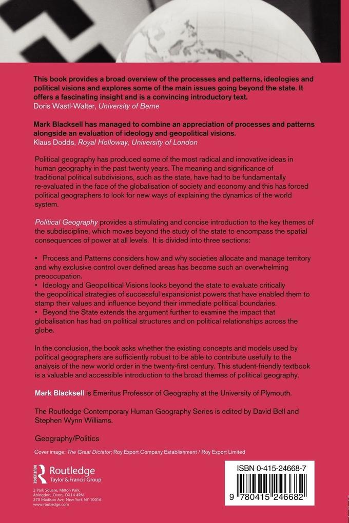 Weitere Ansicht: Political Geography | Mark Blacksell
