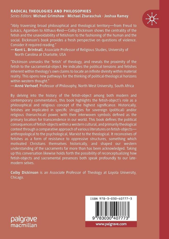Weitere Ansicht: The Fetish of Theology | Colby Dickinson