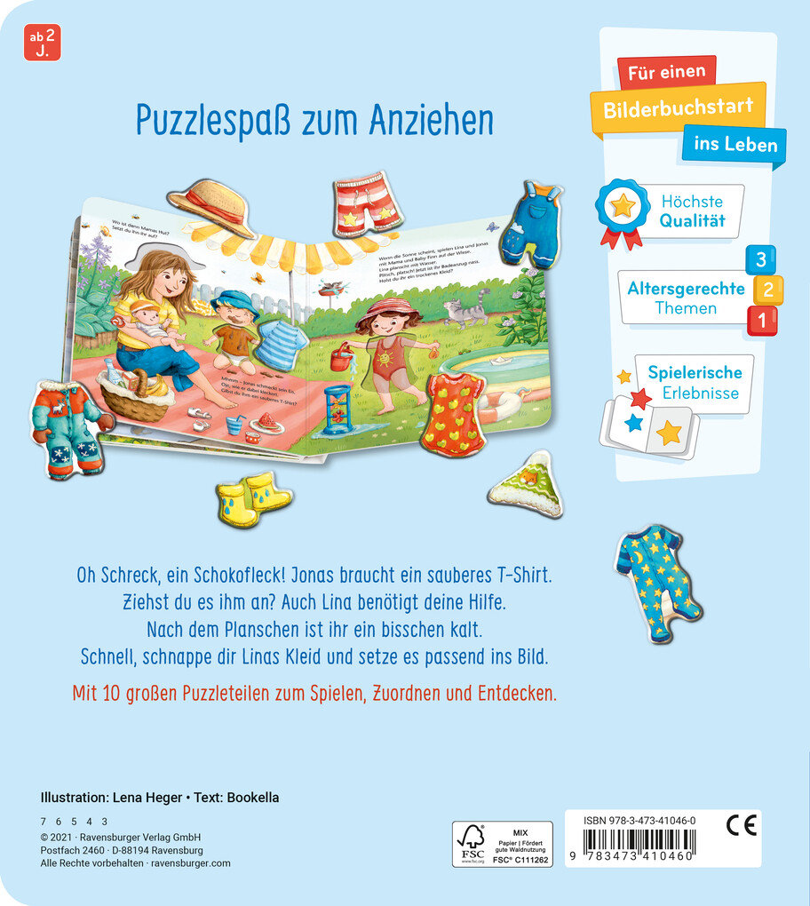 Weitere Ansicht: Mein großes Puzzle-Spielbuch: Das ziehen wir an | Bookella