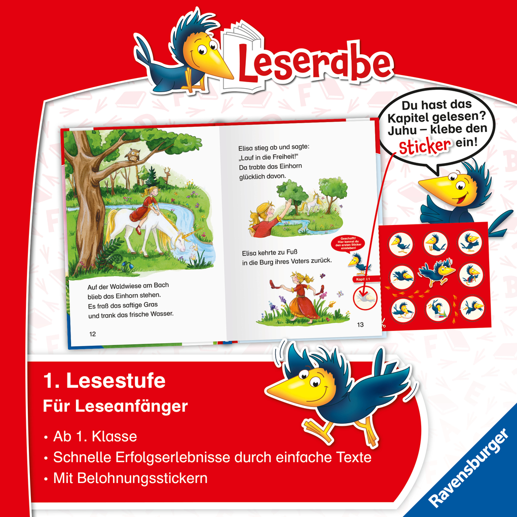 Weitere Ansicht: Einhorngeschichten - Leserabe ab 1. Klasse - Erstlesebuch für Kinder ab 6 Jahren | Katja Königsberg