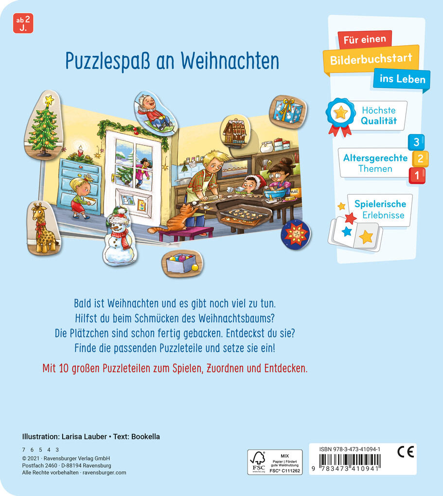 Weitere Ansicht: Mein großes Puzzle-Spielbuch: Weihnachten | Bookella, Bookella Bookella