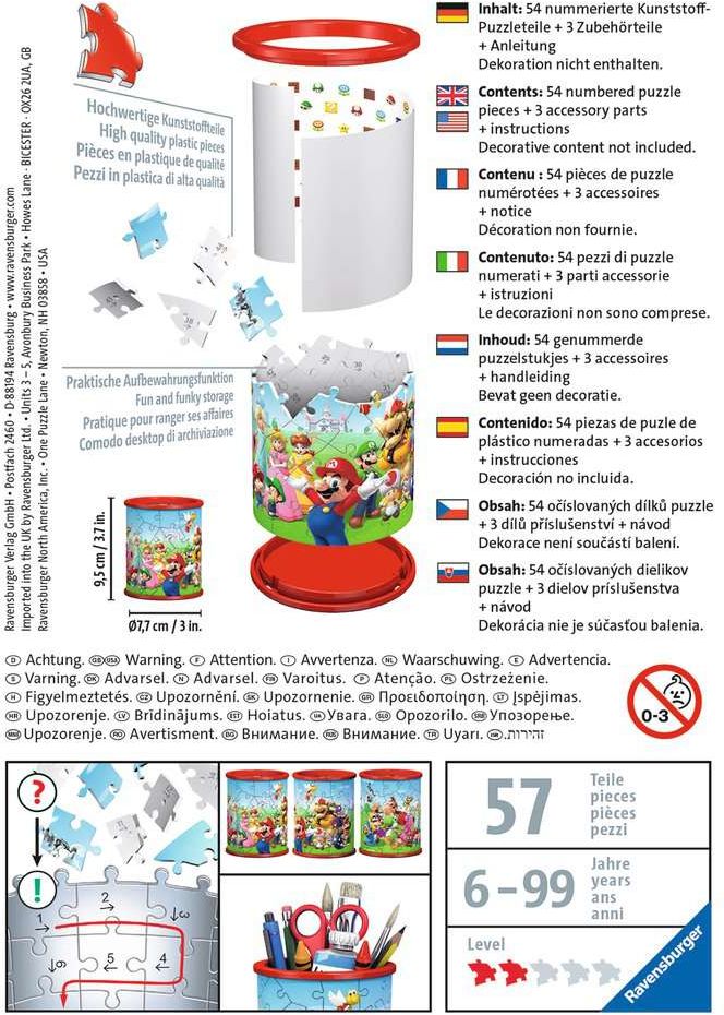 Weitere Ansicht: Ravensburger - Super Mario Utensilo, 54 Teile