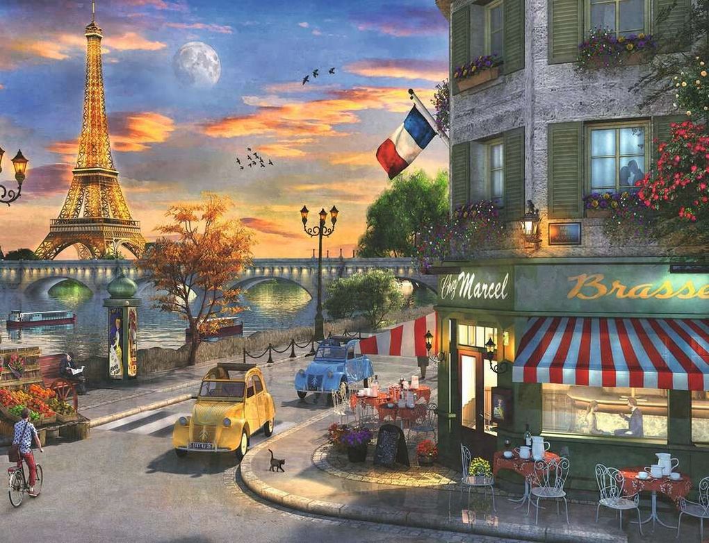 Weitere Ansicht: Ravensburger Puzzle 16716 - Romantische Abendstunde in Paris - 2000 Teile Puzzle für Erwachsene und Kinder ab 14 Jahren