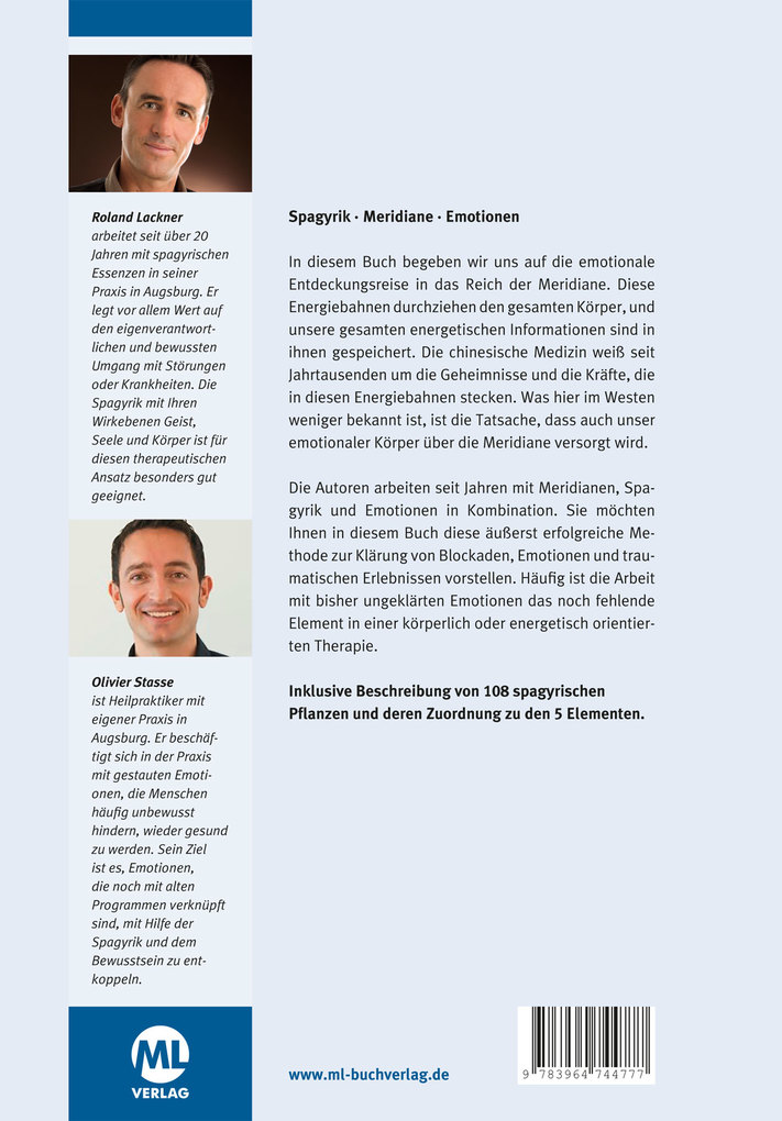 Weitere Ansicht: Spagyrik Meridiane Emotionen | Olivier Stasse, Roland Lackner